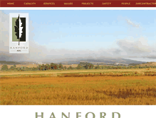 Tablet Screenshot of hanfordarc.com
